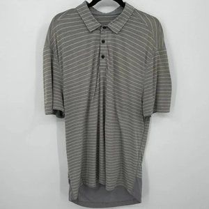 Lululemon Men's Gray Vented Polo Size XL